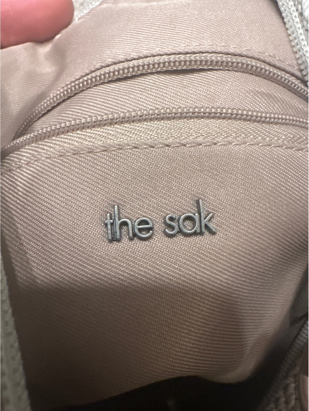 (2)The Sak Crochet Shoulder Bag with Multicolor Bead Embellishments - Picture 5 of 8